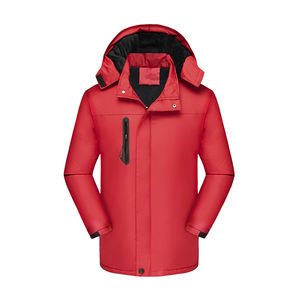 แจ็กเก็ตมีฮู้ดแบบถอดได้สำหรับผู้ชายเสื้อแจ็คเก็ตเนื้อนิ่มมีฮู้ดปักโลโก้ได้ตามต้องการสำหรับกีฬากลางแจ้งแจ็คเก็ตกันน้ำสำหรับผู้ชาย - Product Image 4