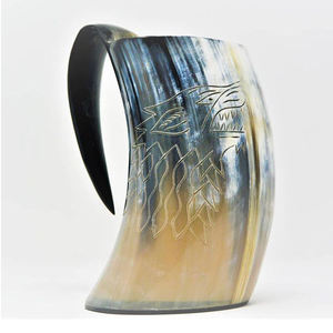 Taza Vikinga de Cuerno de Ángel Personalizable de Alta Calidad, Hecha a Mano, Duradera, para Fiestas Navideñas - Product Image 6