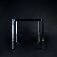 Pieds de table à manger réglables en hauteur en acier inoxydable de style industriel moderne, meubles pour la maison, appartement, cuisine, bureau, restaurant