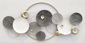 Vente chaude moderne métal mur Art créatif nouvelles conceptions de plaque pour salon hôtel mariage facile à suspendre pour la décoration d'anniversaire - Product Image 6