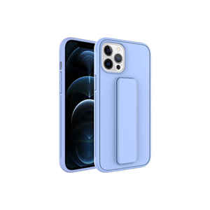 Coque de téléphone NXXA de luxe en silicone anti-traces de doigts avec béquille pour iPhone 12 Pro, antichoc, protection arrière, style Ins - Product Image 1