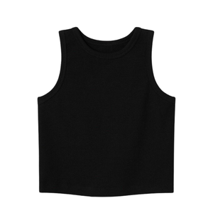 Camisetas sin mangas blancas para mujer, algodón a granel, tela transpirable suave, Premium básica informal, moda de verano para todos los días - Product Image 1