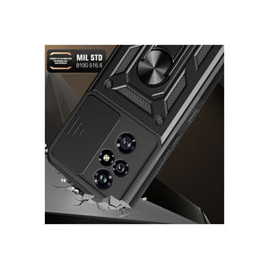 Funda Magnética Rígida de PC con Protección Antihuellas para Dispositivos Honor 200 Pro, Realme y Google - Negra - Product Image 3