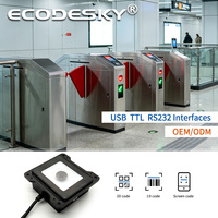 Module de lecteur de codes QR intégré EMT6651M, lecteur de codes QR 1D 2D, interface USB TTL