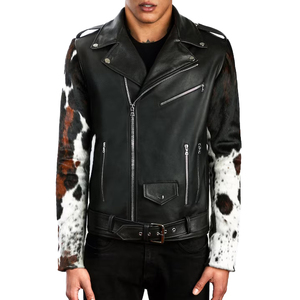 Vestes en cuir véritable pour hommes, tendance hiver, design personnalisé, logo, imperméables, respirantes, coupe-vent, vente chaude - Product Image 6