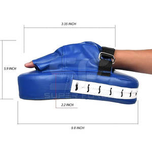 Almohadillas de enfoque con logotipo personalizado para escuelas de artes marciales, gimnasios, entrenamiento de MMA y entrenamientos de fitness Almohadillas de enfoque de cuero Premium - Product Image 5