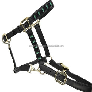 ลูกปัดสีดำบุประกายวิบวับตกแต่งหนังแท้ปกเสื้อหัวเชือกแขวนคอม้าฮาร์ดแวร์ทองเหลืองปรับขนาดได้ - Product Image 2