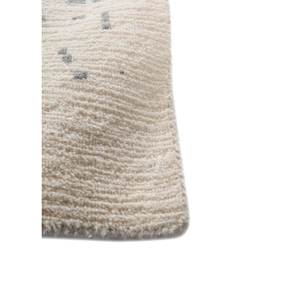 Alfombras de Lana y Seda Anudadas a Mano del Lejano Oriente, Skrt-814(Micv), Tono Azul, Medallón Rectangular, Diseño Abstracto para el Hogar, Dormitorio de Adolescentes - Product Image 4