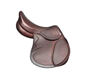 Selle d'obstacles anglaise rembourrée de haute qualité, faite à la main, marron, ASHMIRA EQUESTRIAN, tailles personnalisées, prix de gros, cheval - Product Image 1