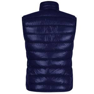 <b>Men's</b> Outdoor <b>Padded</b> Quilted Shiny Naylon Puffer Vest Stand Collar <b>Lightweight</b> Down Sleeveless <b>Jacket</b> <b>Padded</b> Tennis Vest - Product Image 4