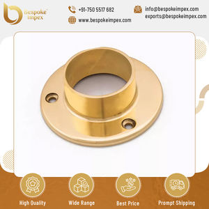 Bride murale sur mesure de haute qualité finition laiton Impex Rampe de barre standard DIN avec garantie de 3 ans 325gm - Product Image 2