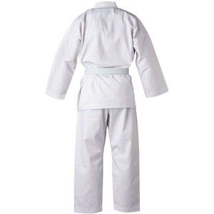 Combinaison de karaté pour l'entraînement aux arts martiaux, fabriquée en tissu de coton respirant offrant confort et durabilité pour la pratique quotidienne au dojo. - Product Image 2
