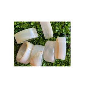 Belle serviette en marbre porte-anneau couverture de tissu blanc pour hôtel Restaurant utilisation à la main pour les cadeaux - Product Image 6