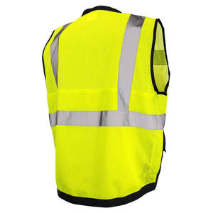 Customized High Visibility Reflective 2024 Safety Vest Yellow Reflective Vest with Custom Strip Construction Vest for Men Women - Product Image 6