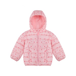 Chaquetas acolchadas básicas adorables hechas a medida para niños y niñas Abrigo con capucha acolchado de invierno en poliéster nuevo diseño al por mayor - Product Image 4