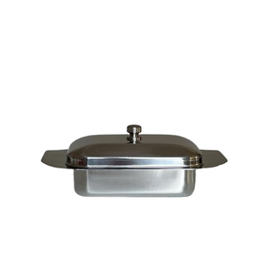 Mayorista Acero Inoxidable Estilo Vintage Metal Mantequilla Plato Cocina Comedor Mesa Queso Servidor Plato - Product Image 3