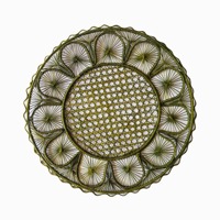 Assiettes de présentation en rotin naturel de haute qualité, tailles personnalisables, variété de couleurs, tapis de table en rotin faits à la main pour la décoration de table HNH
