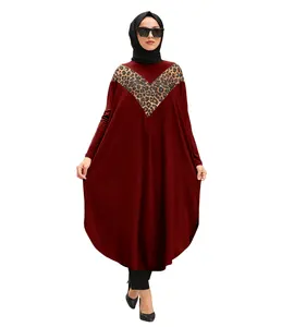 Yeni tasarımcı Abaya kızlar ve kadınlar için en çok satan toptan baskılı Abaya Islamique rahat Abayas müslüman moda başörtüsü elbise