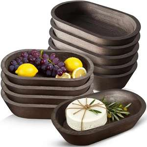 Bougeoir de bol de pâte en bois de meilleure qualité de vente chaude pour la décoration à la maison et la décoration de fête fabriqué en Inde - Product Image 1