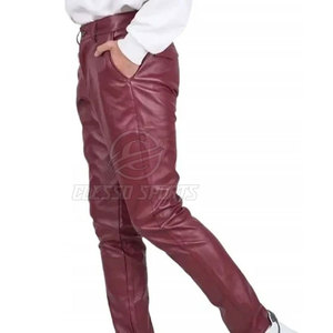 Breathable Lightweight Comfortable Men <b>Winter</b> Pant Casual Wear Top Selling Reasonable Price Men Leather Pant - Product Image 3