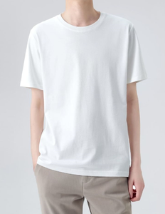 Pakistan sur mesure de haute qualité 100% coton T-shirts pour hommes tissu confortable avec un design unique pour la vente en gros d'été - Product Image 3