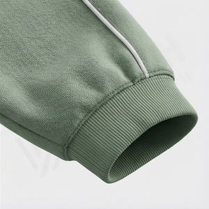 Ensemble de survêtement boxy en coton éponge 100% de haute qualité pour femmes, avec étiquette personnalisée, 2 pièces, haut de jogging et sweat à capuche, couleur personnalisée - Product Image 6