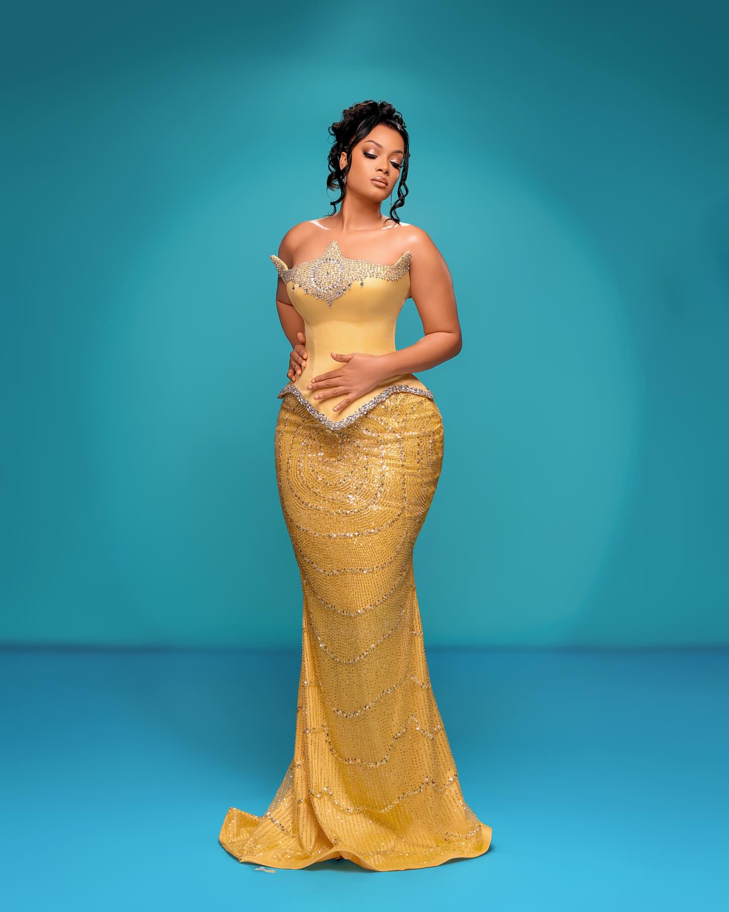 slim fit dress slacks Glamorous Gold Floral Sequin Prom Dress with Criss-Cross Back – FancyVestido