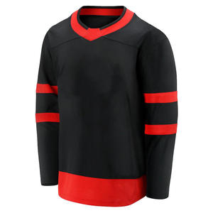 Jersey de hockey por sublimación de malla personalizada Jersey de hockey sobre hielo de práctica de equipo personalizado Jerseys de hockey por encargo de alta calidad - Product Image 6