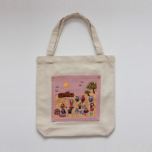 Bolsa en varios tamaños, estilos, diseños y colores con diseño de logotipo personalizado para impresión de bolsas de supermercado para uso de mujeres - Product Image 1