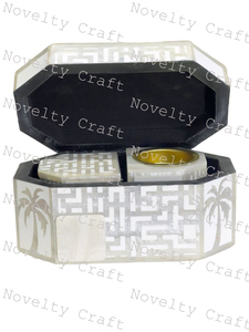 Bakhor hương Burner Box Set Mop Inlay Oud gỗ hương thơm khay hương liệu khuếch tán & Tôn Giáo Quà Tặng thiết kế mới - Product Image 5