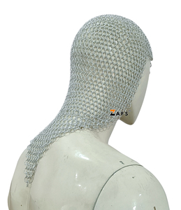 Cagoule médiévale en forme de V en aluminium fait à la main pour reconstitution juste Cosplay & SCA prix de gros disponible - Product Image 2