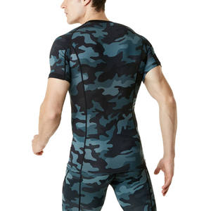 T-shirt de compression à manches longues BunnyHi JSF005 pour homme, vêtements de sport pour la salle de sport, le yoga et l'entraînement, respirant et à séchage rapide - Product Image 5