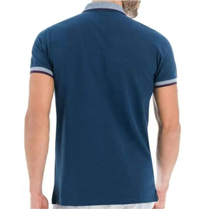 Polos personalizados para hombre al por mayor, camisetas de polo de algodón de alta calidad, uniformes de trabajo con logotipo personalizado - Product Image 3