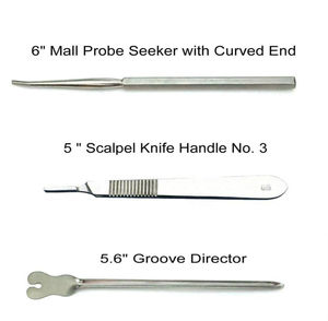 Kit de disección de acero inoxidable para estudiantes de ciencias con estuche de almacenamiento portátil - Product Image 4
