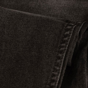 Jeans en denim respirant de haute qualité pour hommes, coupe régulière, taille mi-haute, tendance, délavé, décontracté, vente chaude - Product Image 6