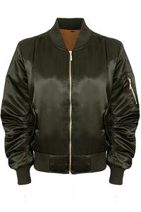 Chaqueta Bomber de Primera Calidad para Hombre con Cuello Alto, Logotipo Frontal Personalizable, Diseño Transpirable, Chaqueta de Moda de Invierno para Hombre - Product Image 5