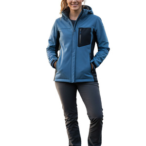 Veste Softshell longue d'hiver pour femmes Design à capuche Doublure en polaire chaude Imperméable Respirant pour la randonnée en plein air Aventures de neige - Product Image 2