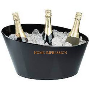 Seau à glace en laiton massif pour fêtes d'hôtels et de restaurants Seau à bouteille de vin le plus vendu - Product Image 4