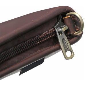 Estuche de Caza de Cuero Genuino de Primera Calidad, Color Marrón, con Forro de Sherpa, Estuche de Caza y Tiro Duradero - Product Image 5