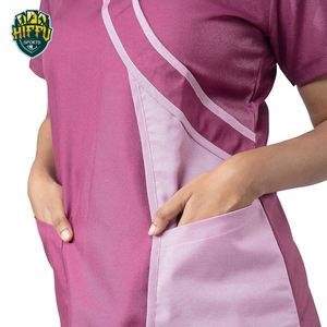 ชุดพยาบาลแขนครึ่งแขนสำหรับผู้หญิงชุดยูนิฟอร์มผ้าแคนวาสสำหรับโรงพยาบาลผ้าแคนวาสสำหรับฤดูร้อน - Product Image 4