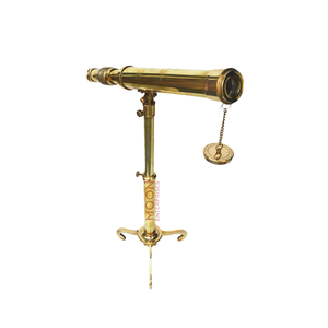 Telescopio directo de precios de fábrica con soporte de metal Telescopio chapado en oro de estilo antiguo a la venta por exportadores indios La mejor calidad - Product Image 5