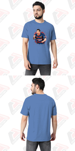 Camiseta Esencial Ultra Suave y Cómoda para Hombre, Verano, Ecológica, Apliques, Mezclilla, Batik, Tela de Pana, 100% Algodón, Parches - Product Image 4