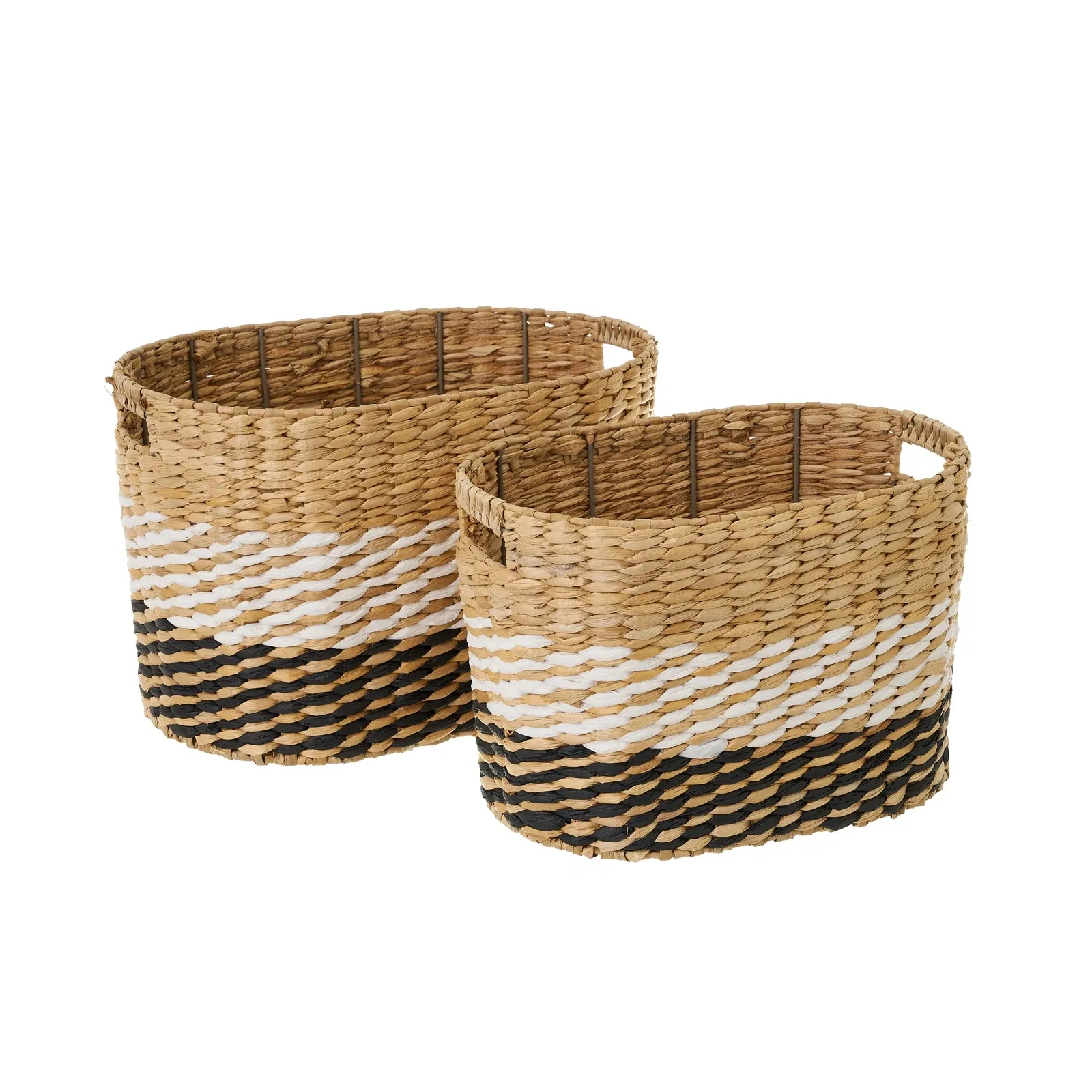 Latest Collection Wooden seagrass Woven Baskets Suppliers Storage Boxes Bins Laundry Baskets seagrass Japan Style Storage Org
