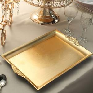 Plateau multicolore de qualité supérieure panier cadeau plateau en métal pour cadeau de retour de mariage plateau de service cadeau Diwali - Product Image 2