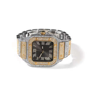 Reloj Unisex de Lujo con Diamante Moissanite, Alta Calidad, Esfera de Cristal Analógica, Acero Inoxidable, Movimiento Mecánico SEIKO - Product Image 3