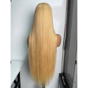 Blonde 613 Hd dentelle frontale perruque cheveux humains brut vietnamien 13x4 13x6 miel blond dentelle avant perruques 613 Transparent pleine dentelle perruque - Product Image 1