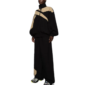 ชุด2025กีฬาสำหรับผู้ชายใหม่ฤดูใบไม้ร่วงชุดฝึกวิ่งวิ่งจ๊อกเกอร์ซิปครึ่งตัวชุดวอร์มเสื้อแจ็คเก็ตสำหรับผู้ชาย - Product Image 3