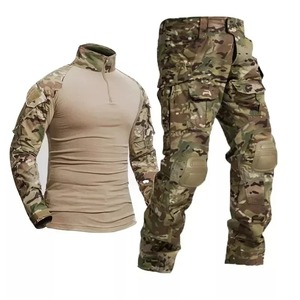 Chemises à manches longues respirantes et anti-transpiration pour hommes, sweat-shirt tactique camouflage à séchage rapide - Product Image 5