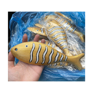 Pendentif en bois nautique décor maison plage décor avec étoile poisson impression coquille ancre dauphin doigt corde décor en bois - Product Image 1