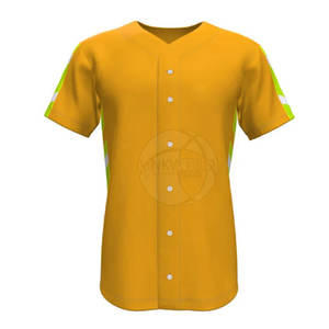 Haut en jersey léger à manches courtes pour hommes confortable nouveau design respirant séchage rapide antibactérien ensemble d'uniformes de softball Plus - Product Image 2